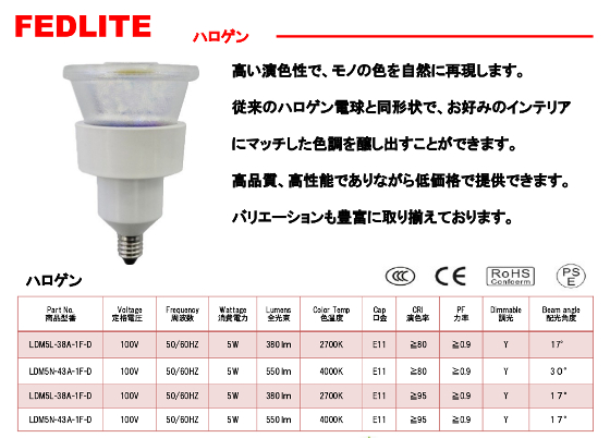 ＬＥＤハロゲン電球 2500円/個　親切☆丁寧☆最安値　サクセスサインにお任せください！